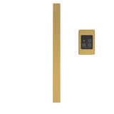 Amba i20SQ.SB Modello I Square 20" Hardwired Single Bar in Satin Brass