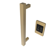 Amba i20SQ.SB Modello I Square 20" Hardwired Single Bar in Satin Brass