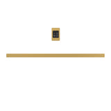 Amba i40SQ.SB Modello I Square 40" Hardwired Single Bar in Satin Brass