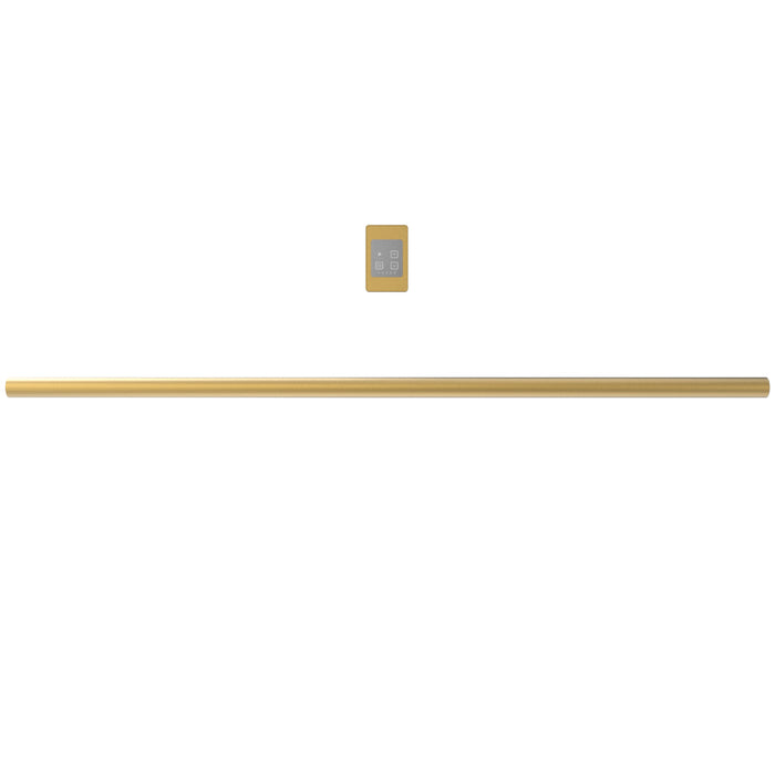 Amba i59RO.SB Modello I Round 59" Hardwired Single Bar in Satin Brass