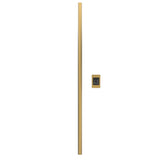 Amba i59RO.SB Modello I Round 59" Hardwired Single Bar in Satin Brass