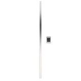 Amba i59SQ.B Modello I Square 59" Hardwired Single Bar in Brushed