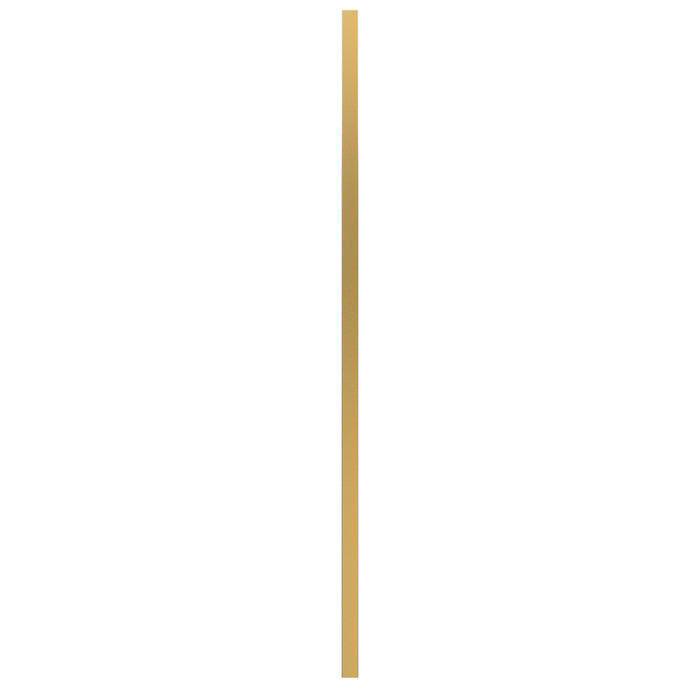 Amba i59SQ.SB Modello I Square 59" Hardwired Single Bar in Satin Brass