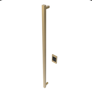 Amba i59SQ.SB Modello I Square 59" Hardwired Single Bar in Satin Brass