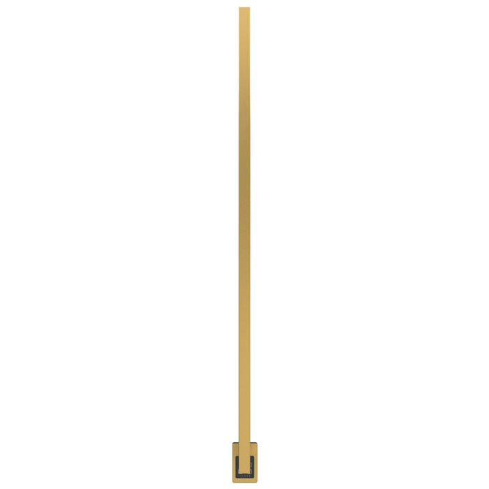 Amba i59SQ.SB Modello I Square 59" Hardwired Single Bar in Satin Brass