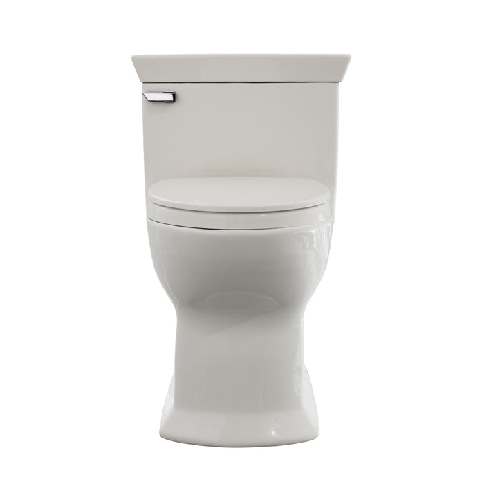 TOTO MS964124CEFG#11 Soiree One Piece Elongated 1.28 GPF Universal Height Skirted Toilet, Colonial White