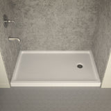 ANZZI SB-AZ007WR Colossi Series 36" x 60" Single Threshold Shower Base in White