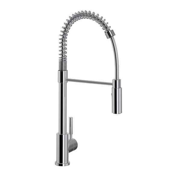 House of Rohl R7521APC Lux Side Handle Stainless Steel Pro Pulldown Kitchen Faucet