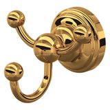 Rohl U.6923EG Perrin and Rowe Edwardian Wall Mount Triple Robe Hook