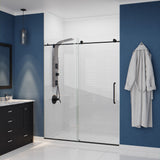 ANZZI SP-AZ078GM Aura 2-Jetted Shower Panel with Heavy Rain Shower & Spray Wand in Grey Marble