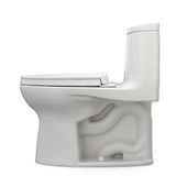 TOTO MS604124CEFG#11 UltraMax II One-Piece Elongated Universal Height Toilet with SoftClose Seat, Colonial White