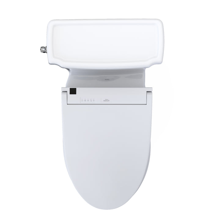 TOTO MW9743084CEFG#01 WASHLET+ Eco Guinevere 1.28 GPF Toilet with C5 Bidet Seat, Cotton White