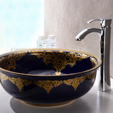 ANZZI LS-AZ187 Scepter Series Vessel Sink in Royal Blue