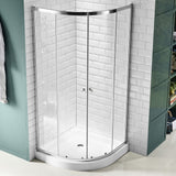 ANZZI SD-AZ050-01CH Mare 35" x 76" Framed Shower Enclosure in Polished Chrome