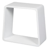 ALFI Brand ABST55 White Matte Solid Surface Resin Bathroom / Shower Stool