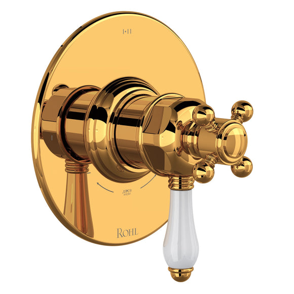 House of Rohl TTD23W1LPIB 1/2" Thermostatic and Pressure Balance Shower Trim with Lever Handle