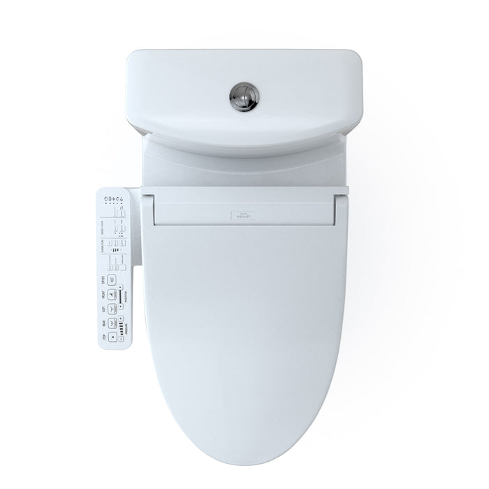 TOTO MW6463074CEMFGN#01 Aquia IV One-Piece Elongated Dual Flush Toilet and WASHLET C2 Bidet Seat