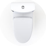 TOTO MW4464726CEMFGN#01 WASHLET+ Aquia IV Two-Piece Dual Flush Toilet with S7 Bidet Seat, Cotton White