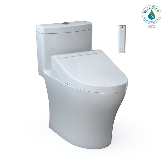 TOTO MW6463084CEMFGN#01 Aquia IV Toilet and WASHLET C5 Bidet Seat