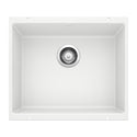 Blanco 513426 Precis SILGRANIT 21" Single Bowl Undermount Kitchen Sink - White