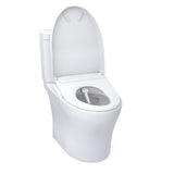 TOTO MW4464726CEMFGNA#01 WASHLET+ Aquia IV Two-Piece Dual Flush Toilet with Auto Flush S7 Bidet Seat