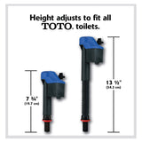 TOTO TSU99A.XR Adjustable Replacement Fill Valve Assembly for Toilet Tanks