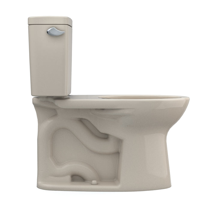 TOTO CST776CEG#03 Drake Two-Piece Elongated 1.28 GPF Toilet with CeFiONtect, Bone