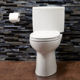 TOTO CST453CUFG#11 Drake II 1G Two-Piece Round 1.0 GPF Toilet in Colonial White