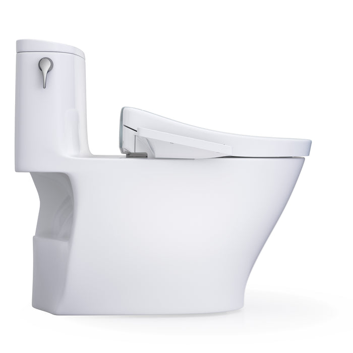 TOTO MW6423346CEFG#01 Nexus One-Piece Elongated Universal Height Toilet with Washlet S2 Bidet Seat