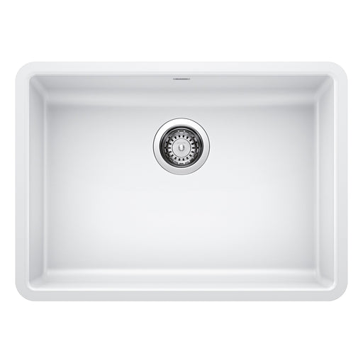 Blanco 442542 Precis SILGRANIT 25" ADA Single Bowl Undermount Kitchen Sink - White