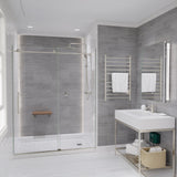 ANZZI SH-AZ101BN Heavy Rainfall Stainless Steel Shower Bar with Hand Sprayer in Brushed Nickel