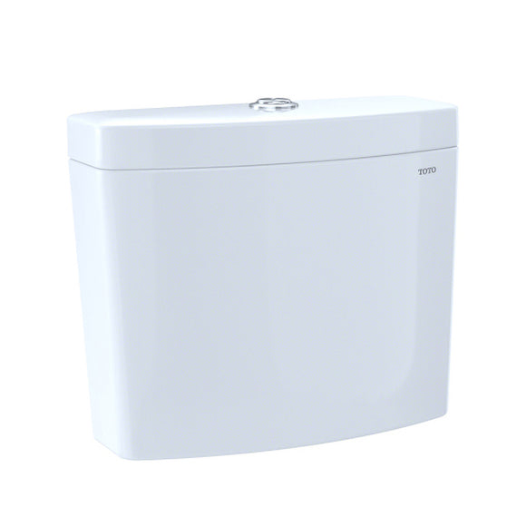 TOTO Aquia IV Dual Flush 1.28 and 0.9 GPF Toilet Tank Only with WASHLET+ Auto Flush Compatibility, Cotton White - ST446EMNA#01