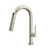 House of Rohl TE65D1LMPN Tenerife Pull-Down Bar and Food Prep Kitchen Faucet with C-Spout