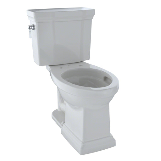 TOTO Promenade II Two-Piece Elongated 1.28 GPF Universal Height Toilet with CeFiONtect, Colonial White - CST404CEFG#11