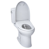 TOTO MW4544726CEFGA#01 WASHLET+ Drake II Two-Piece Toilet with Auto Flush WASHLET+ S7 Bidet Seat