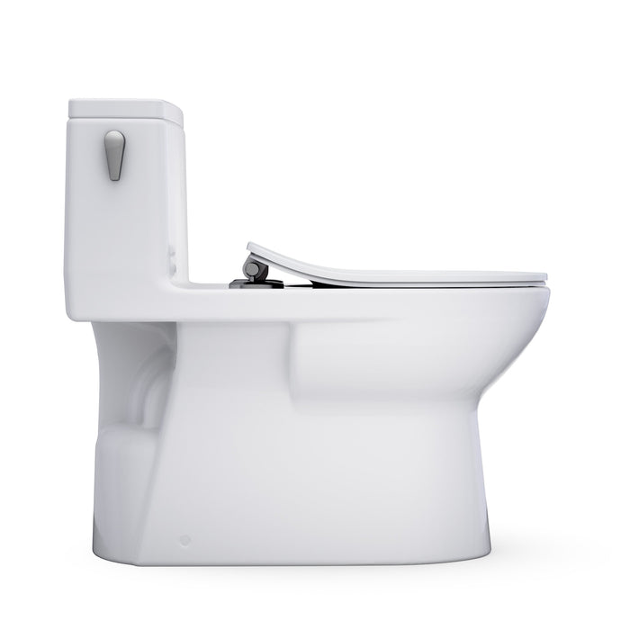 TOTO MS672234CEFG#01 Redington One-Piece Elongated 1.28 GPF Universal Height Toilet with Slim Seat