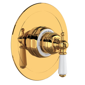 Rohl U.TEW51W1L-EG Perrin and Rowe Edwardian 1/2" Pressure Balance Shower Trim with Lever Handle