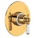 Rohl U.TEW51W1L-EG Perrin and Rowe Edwardian 1/2" Pressure Balance Shower Trim with Lever Handle