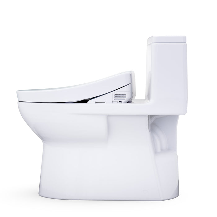 TOTO MW6723346CEFG#01 Redington WASHLET+ S2 One-Piece Elongated 1.28 GPF Universal Height Toilet