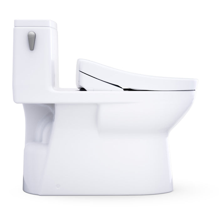 TOTO MW6723446CEFG#01 Redington WASHLET+ S5 One-Piece Elongated 1.28 GPF Universal Height Toilet