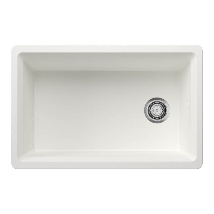 Blanco 443306 Inteos SILGRANIT 30" Single Bowl Undermount Workstation Kitchen Sink - White