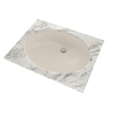 TOTO LT597G#12 Dantesca Oval Undermount Bathroom Sink with CEFIONTECT, Sedona Beige