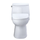 TOTO MW6144726CUFG#01 WASHLET+ Carlyle II 1G One-Piece Toilet and WASHLET+ S7 Bidet Seat, Cotton White