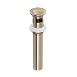 House of Rohl 0127DOFSTN Push Drain with Overflow