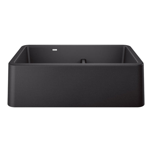 Blanco 402322 Ikon SILGRANIT 33" Double Bowl Apron-Front Farmhouse Sink with Low Divide - Anthracite
