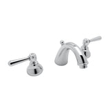 House of Rohl A2707LMAPC-2 Verona C-Spout Widespread Bathroom Faucet