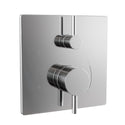 TOTO Square Pressure Balance Valve with Diverter Trim, Polished Chrome - TBV02802U#CP