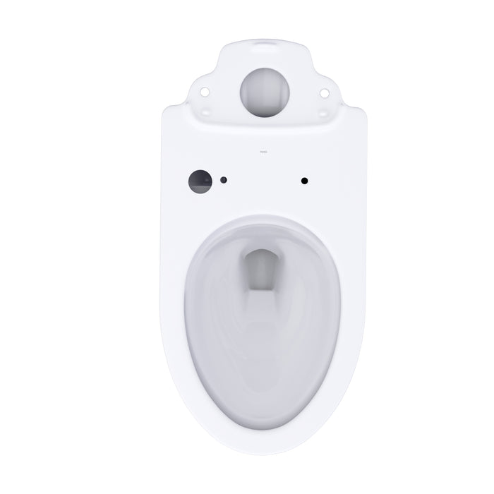 TOTO CT472CUFGT40#01 Glaston WASHLET+ Elongated Skirted Toilet Bowl, Cotton White