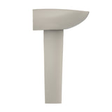 TOTO LPT242.8G#03 Prominence Oval Pedestal Bathroom Sink for 8" Center Faucets, Bone Finish