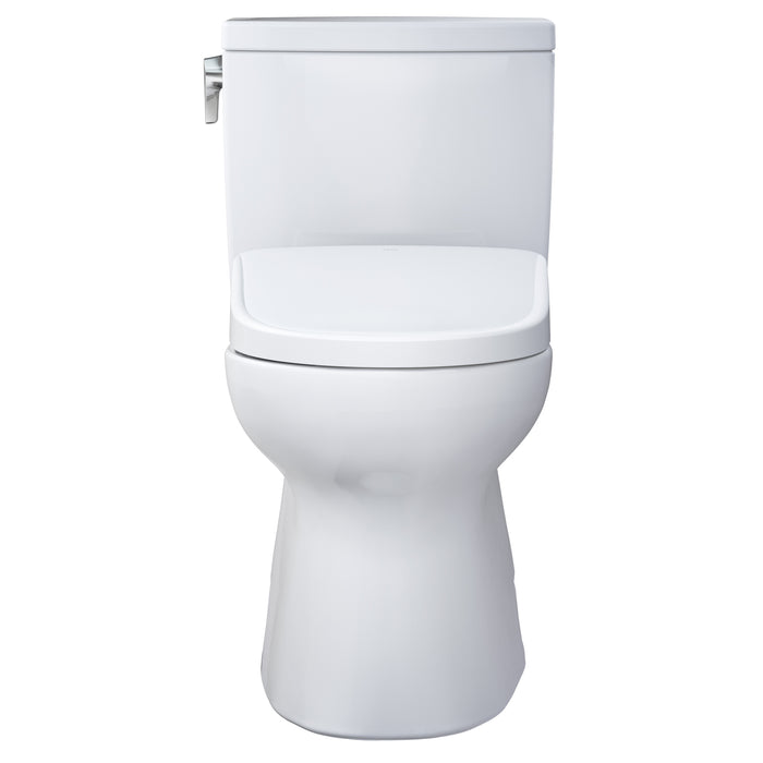TOTO MW4744736CUFGA#01 WASHLET+ Vespin II 1G Two-Piece Toilet with Auto Flush WASHLET+ S7A Bidet Seat, Cotton White